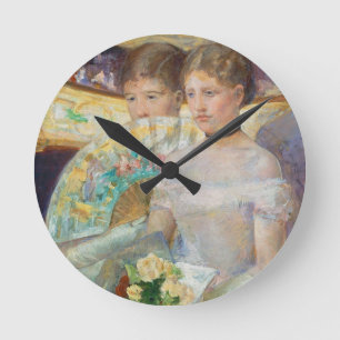 Der Loge, 1882 (Öl auf Leinwand) Runde Wanduhr