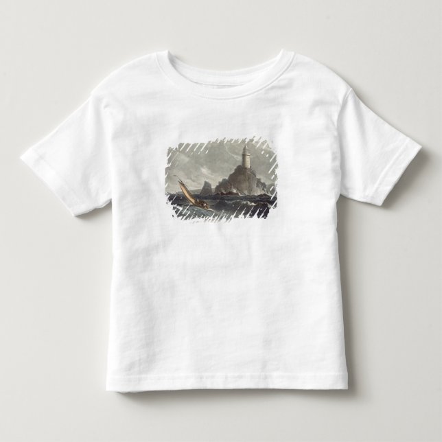 Der longships Leuchtturm der Länder beenden, Kleinkind T-shirt (Vorderseite)
