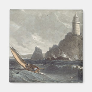 Der longships Leuchtturm der Länder beenden, Magnet