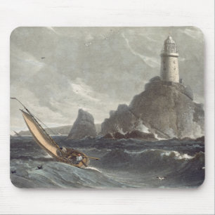 Der longships Leuchtturm der Länder beenden, Mousepad