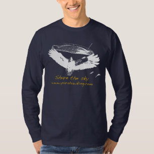 Der Longsleeve der Männer Shirt - Blau