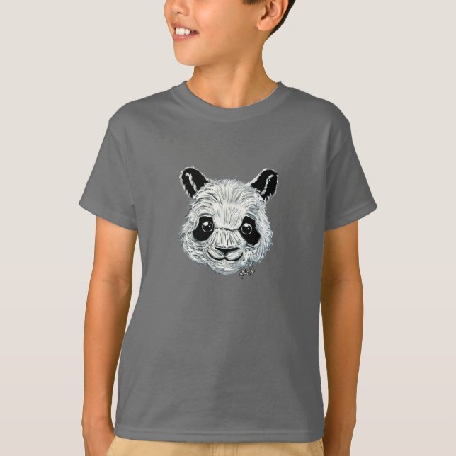 Der Longsleeve des einzigartigen handgemalten T-Shirt (Vorderseite)
