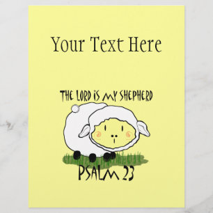 Der LORD ist mein Hirte Psalm 23 Säugling T - Shir Flyer