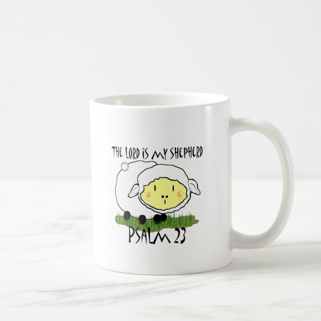 Der LORD ist mein Hirte Psalm 23 Säugling T - Shir Kaffeetasse (Rechts)