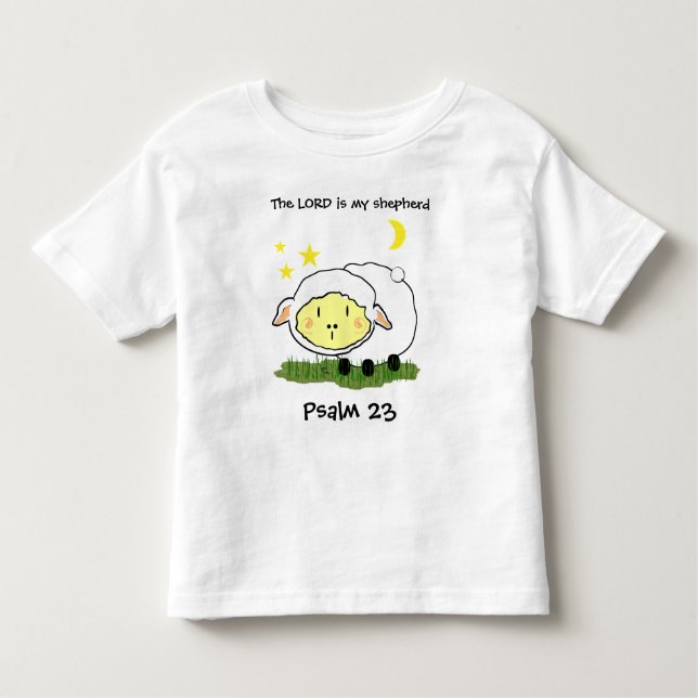 Der LORD ist mein Hirte Psalm 23 Säugling T - Shir Kleinkind T-shirt (Vorderseite)