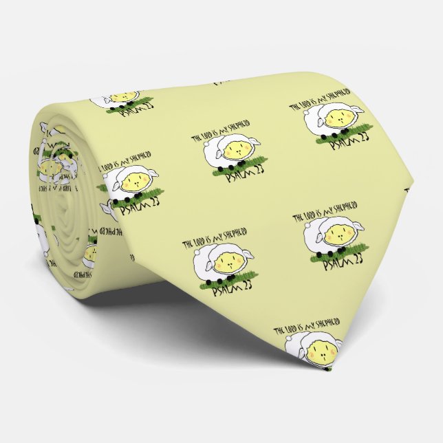 Der LORD ist mein Hirte Psalm 23 Säugling T - Shir Krawatte (Gerollt)