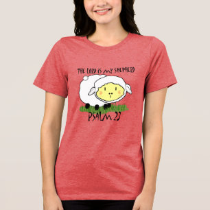 Der LORD ist mein Hirte Psalm 23 Säugling T - Shir Tri-Blend Shirt