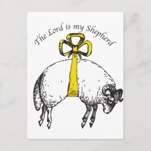 Der LORD ist mein Schäfer Psalm 23 Postkarte