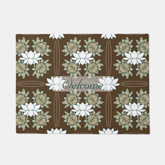 Der Lotus Doormat Fußmatte (Vorderseite)