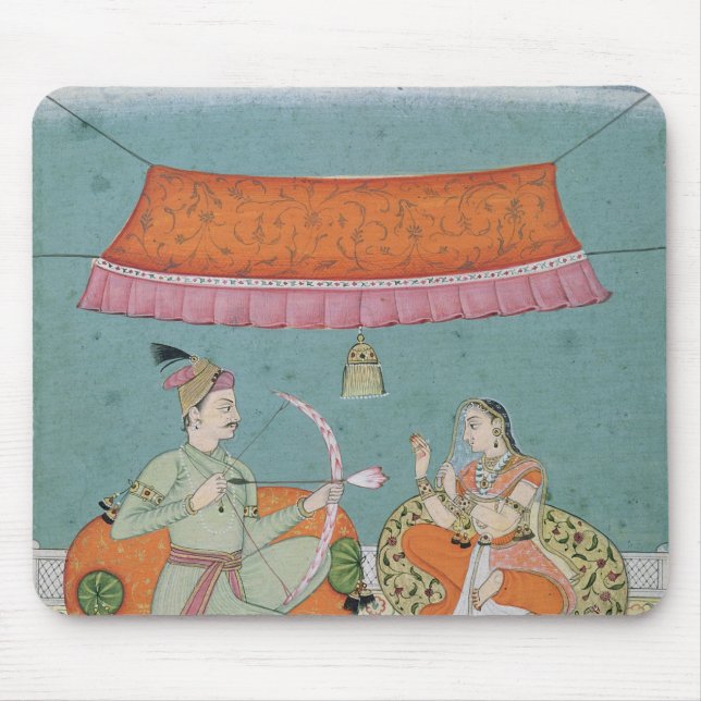 Der Lotus-Pfeil, Bilaspur, c.1750 Mousepad (Vorne)
