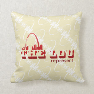 Der Lou St. Louis stellen dar Kissen