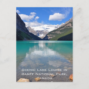 Der Louise-See im Nationalpark Banff Postkarte