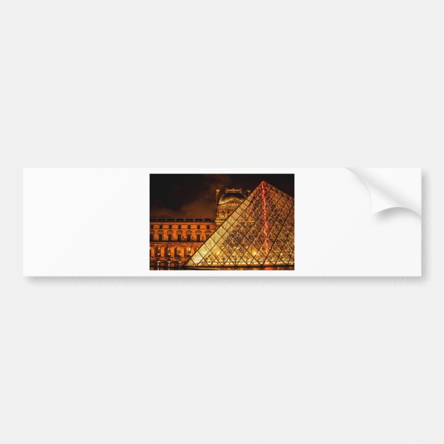 Der Louvre Autoaufkleber (Vorne)