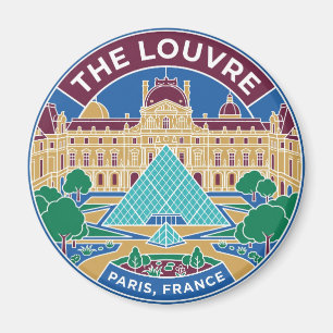 Der Louvre Frankreich Magnet