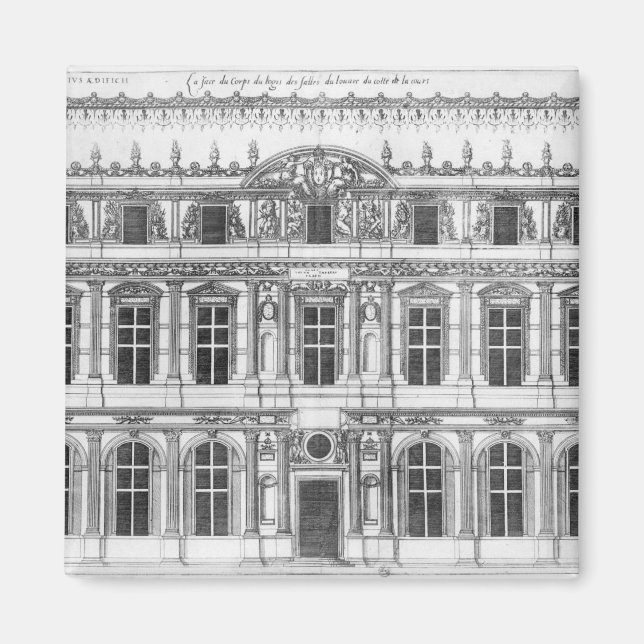 Der Louvre Magnet (Vorne)