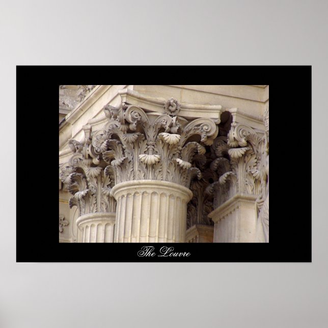 Der Louvre Poster (Vorne)