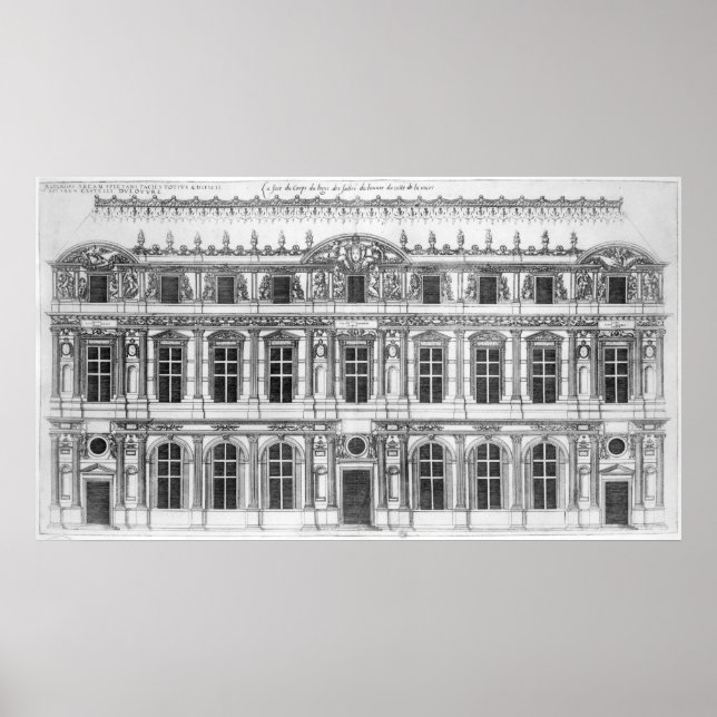 Der Louvre Poster (Vorne)