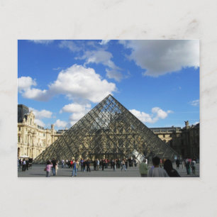 Der Louvre Postkarte