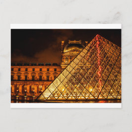 Der Louvre Postkarte