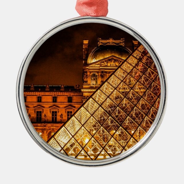 Der Louvre Silbernes Ornament (Vorne)