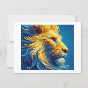 Der Löwe Postkarte