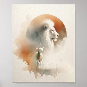 Der Löwe und das Lamm Poster
