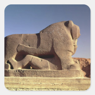 Der Löwe von Babylon Quadratischer Aufkleber