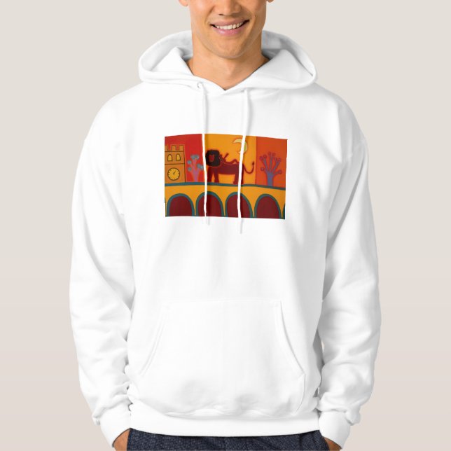 Der Löwe von Fulham Broadway 2008 Hoodie (Vorderseite)