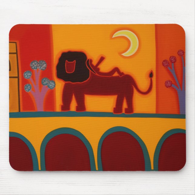 Der Löwe von Fulham Broadway 2008 Mousepad (Vorne)