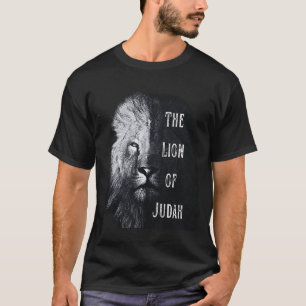 Der Löwe von Juda Jesus Christus Grunge Schwarz T-Shirt