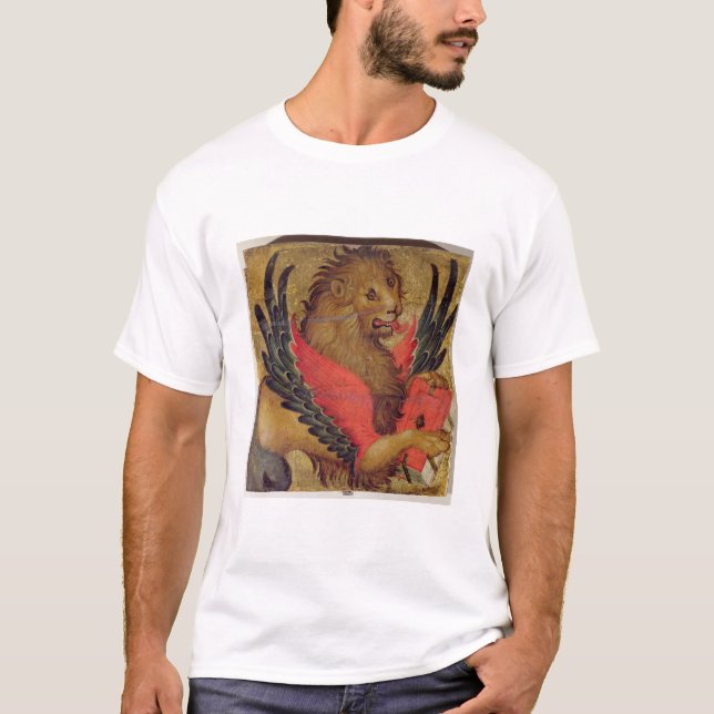 Der Löwe von St Mark (Öl auf Platte) T-Shirt (Vorderseite)