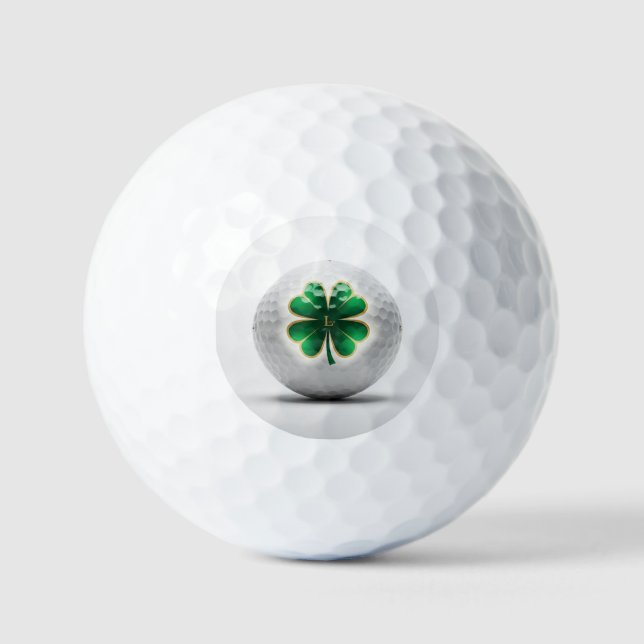 Der "Lucky Clover" Golfball (Vorderseite)