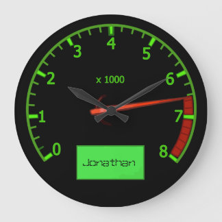 Der Lüfter des Motorgetriebes mit individuellem Na Große Wanduhr