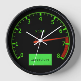 Der Lüfter des Motorgetriebes mit individuellem Na Wanduhr