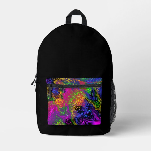 Der Luftraum unter Wasser Bedruckter Rucksack (Vorderseite)