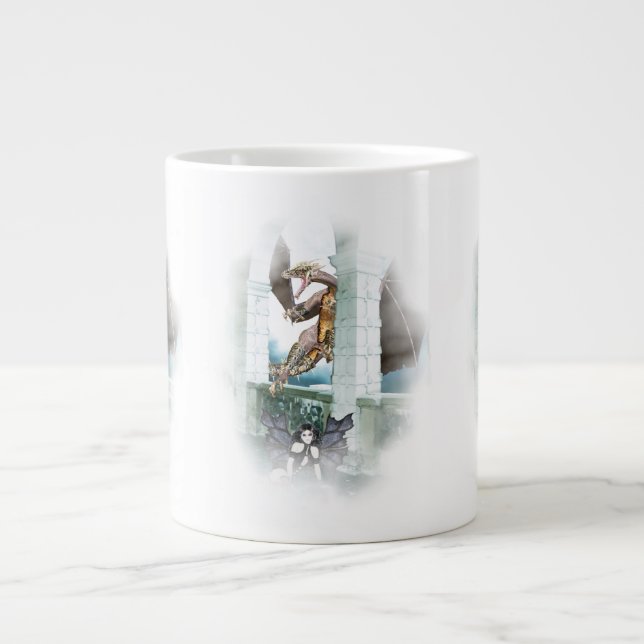 Der Lügner des Drachen Jumbo-Tasse (Vorderseite)