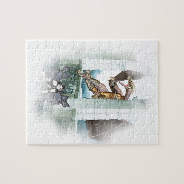 Der Lügner des Drachen Puzzle (Horizontal)