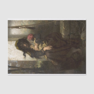 Der Lunatiker von Etretat von Hugues Merle Seidenpapier