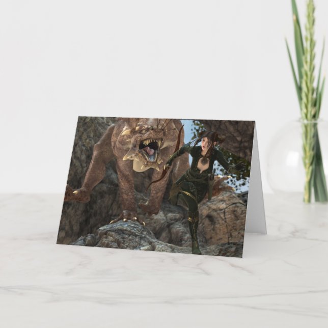 Der Lure Dragon notecard Karte (Vorderseite)