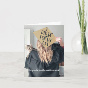 Der lustige Abschluss aus der geklappten Grußkarte Karte