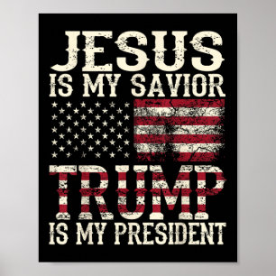 Der lustige amerikanische Jesus ist mein Retter Tr Poster