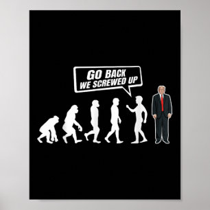 Der lustige Anti Trump geht zurück und wir haben T Poster