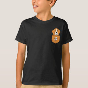 Der lustige Beagle in der Tasche T-Shirt
