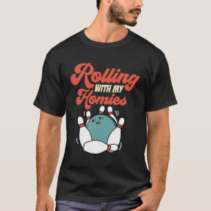 Der lustige Bowling rollt mit meinen Wohnungen T-Shirt