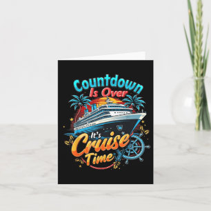 Der lustige Countdown ist vorbei an der Cruise Tim Karte