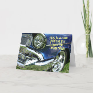 Der lustige Geburtstag... Typ, der alles hat, VS 2 Karte