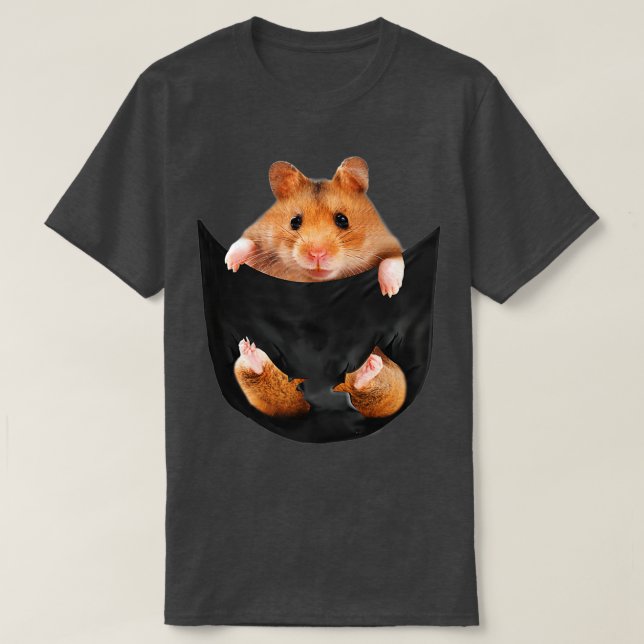 Der lustige Hamster in Ihrem Pocket Niedlich für H T-Shirt (Design vorne)