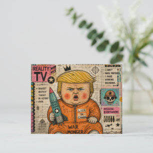 Der lustige Kleinkind-Präsident Postkarte