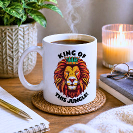 Der lustige König dieses Dschungels Kaffeetasse