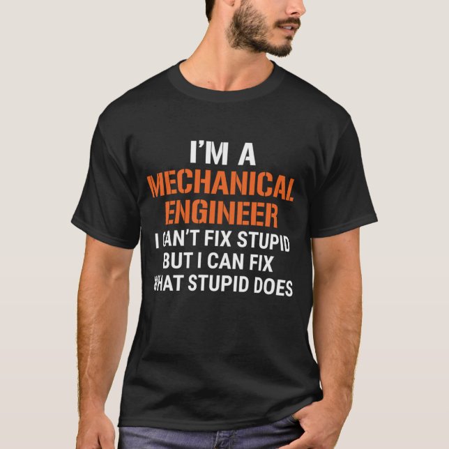 Der lustige Maschinenbauingenieur, den ich nicht r T-Shirt (Vorderseite)